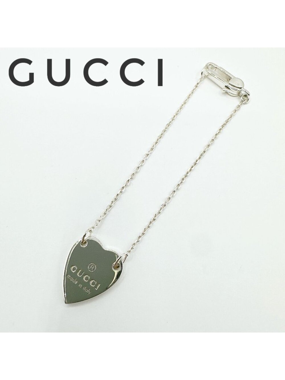 Gucci Heart Silver Bracelet 16